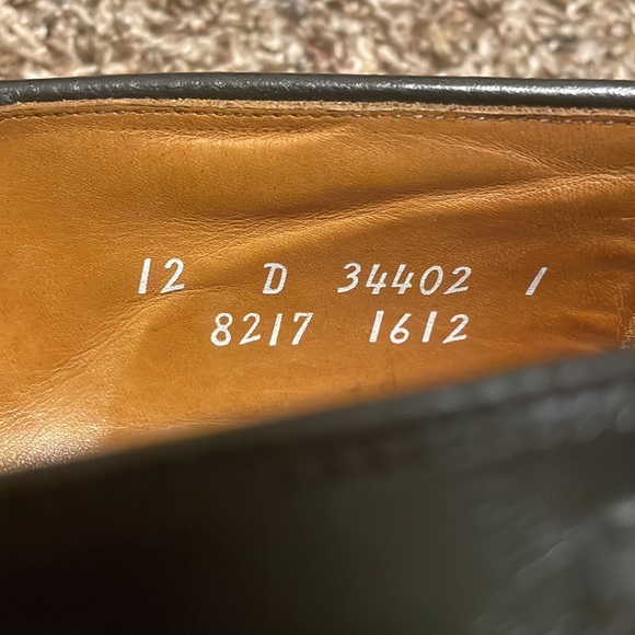 ‼️SOLD‼️Allen Edmonds Grayson Black Shoes 12D - Picture 3 of 4